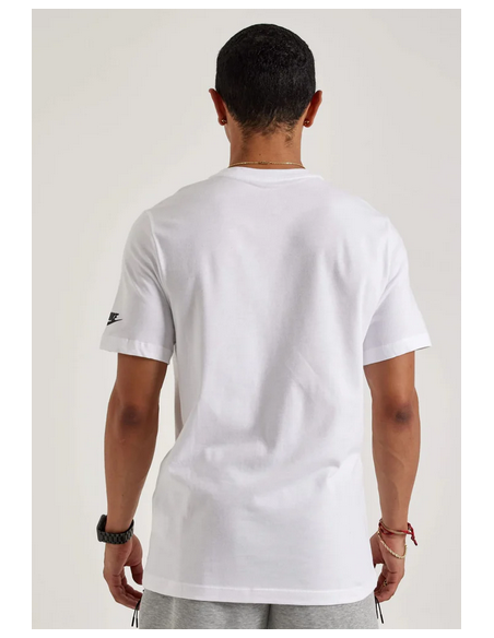 Nike Sportswear Graphic Swoosh Herren T-Shirt - Weiß