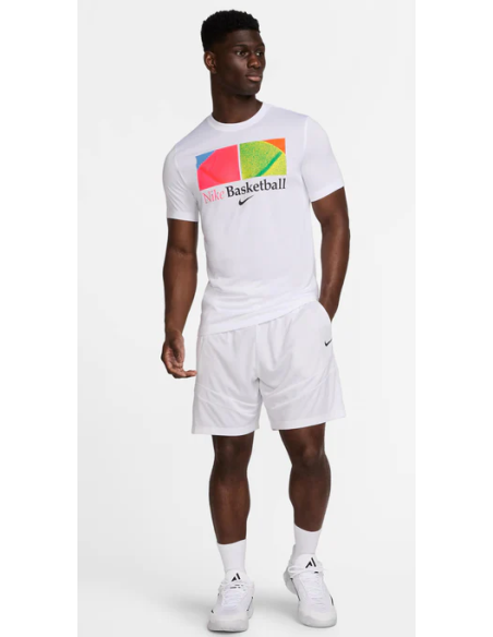 T-shirt Uomo Nike Dri-Fit - Bianco