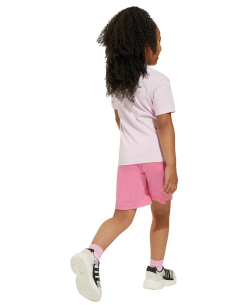 Completo Bambina Adidas Essentials Tee - Rosa/Fucsia 2