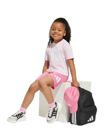 Adidas Essentials Tee Mädchen Set - Rosa/Fuchsia