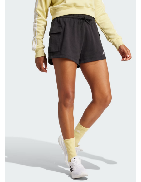 Short Adidas Essentials à petit logo pour femme - Noir