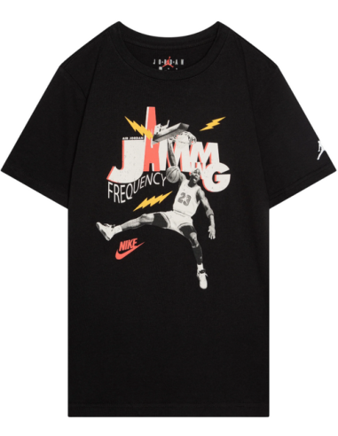 T-shirt Ragazzo Air Jordan JDB MJ Jamming - Nero