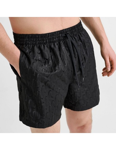 Nike Breaker Swoosh Logo Link Men's Swimsuit - Black