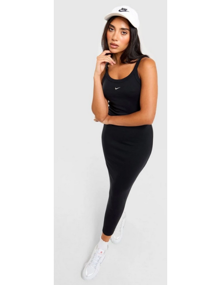 Vestito Donna Maglia Nike Sportswear Chill - Nero