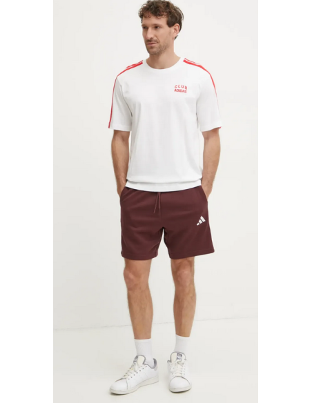 Short Adidas Essentials 3-Stripes pour homme - Bordeaux