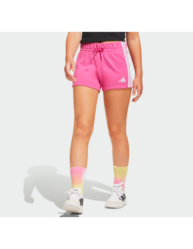 Adidas Essentials Logo Girls Shorts - Fucsia