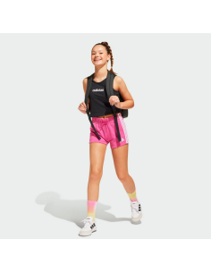 Adidas Essentials Logo Girls Shorts - Fucsia 2