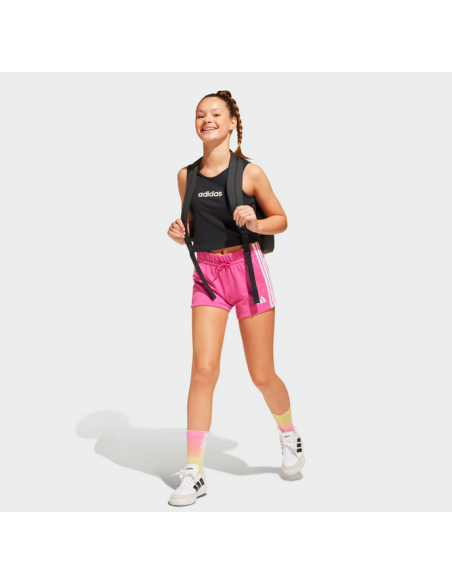 Adidas Essentials Logo Mädchen Shorts - Fuchsie