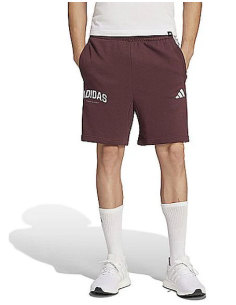 Pantaloncino Uomo Adidas Essentials 3-Stripes- Bordeaux