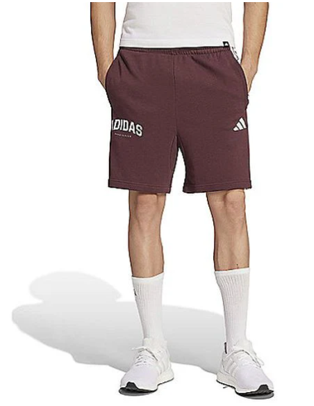 Adidas Essentials 3-Stripes Men's Shorts - Bordeaux