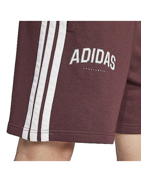 Adidas Essentials 3-Stripes Men's Shorts - Bordeaux