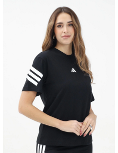 T-shirt Donna Adidas Future Icons 3-Stripes Tee - Nero 2