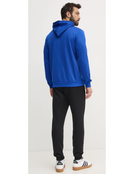 Chándal con capucha y logo grande de felpa francesa para hombre de Adidas Sportswear, Azul/Negro