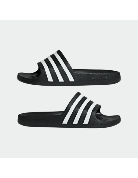Zapatilla Adidas Adilette Aqua - Negro/Blanco