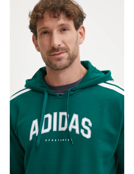 Felpa Uomo Adidas Colleggiate - Verde