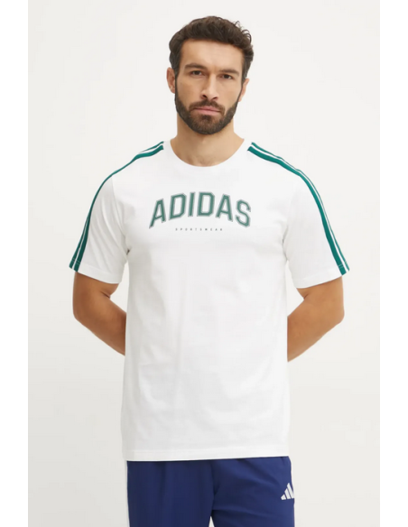 Adidas College Tee Men's T-Shirt - White