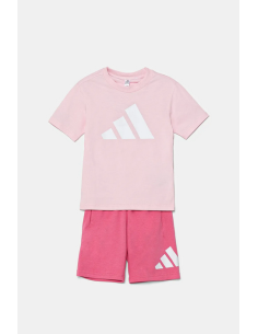 Completo Ragazza Adidas Essentials Tee- Rosa 2