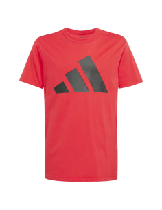 Completo Ragazza Adidas Essentials Tee - Rosso/Nero 2