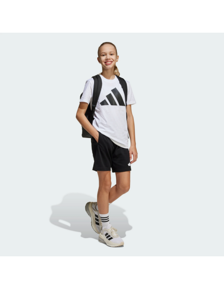 Adidas Essentials Tee Mädchen Set - Weiß/Schwarz