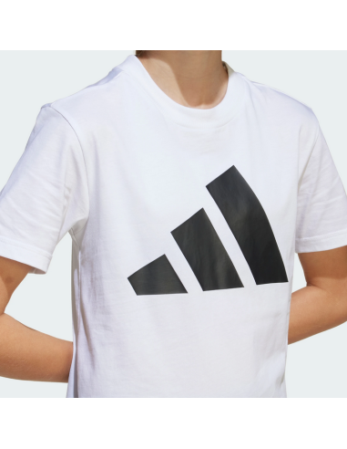 Adidas Essentials Tee Girls Set - White/Black