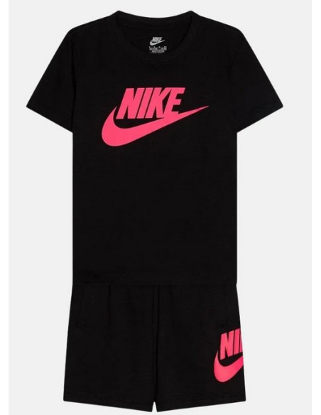 Ensemble Nike Club Tee pour fille - Noir