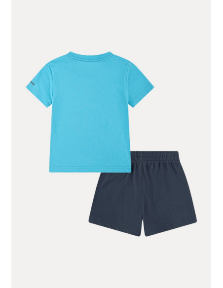 Conjunto Converse CNVB TRAIL MIX FIT para niños - Azul claro/Azul
