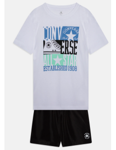 Tenue Converse Boxy Sneaker Garçon - Blanc/Noir