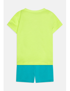 Conjunto de camiseta Nike Just Do It para niños - Verde/Azul 2
