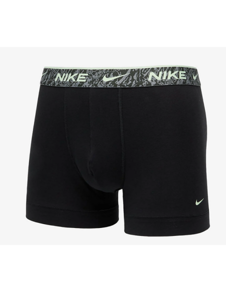Tres bóxers elásticos de algodón Nike Everyday - Negro