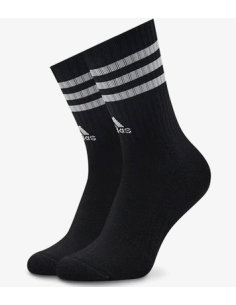Tre Paia di Calze Adidas 3-Stripes Cushioned - Nero 2