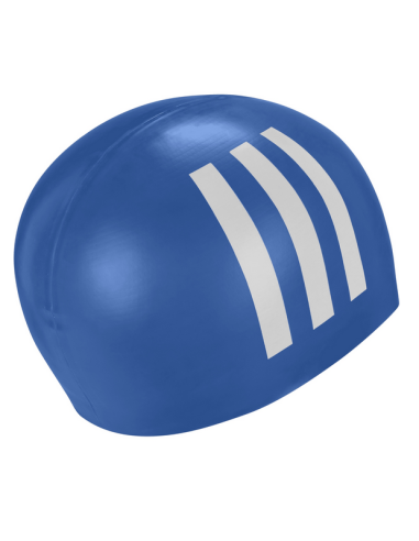Adidas 3-Stripes Kids Swim Cap - Blue