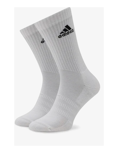 Three Pairs of Adidas Cushioned Socks - White