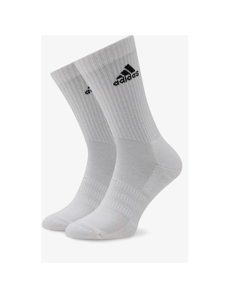 Tres pares de calcetines acolchados Adidas - Blanco