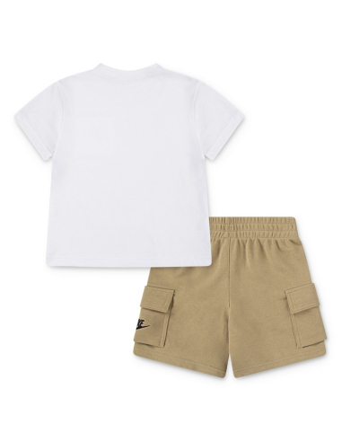 Nike Pocket Tee Kinder T-Shirt-Set - Weiß/Beige