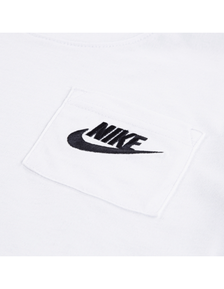 Completo Bambino Nike Pocket Tee set - Bianco/Beige