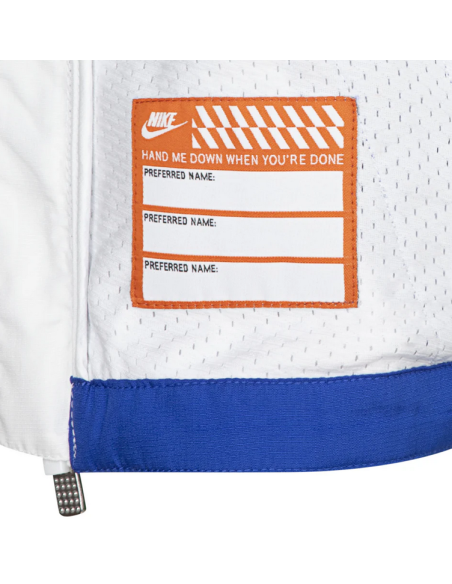 Giacca Bambino Antivento Nike Color Block - Verde/Bianco/Blu