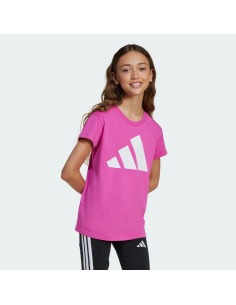 T-shirt Ragazza Adidas Big Logo - Fucsia