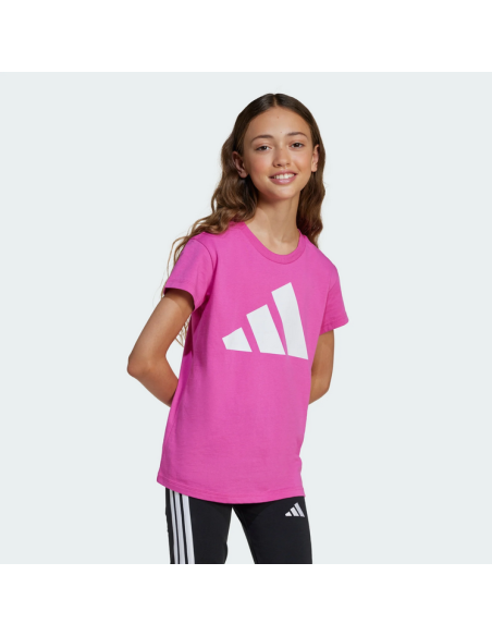 T-shirt Adidas Big Logo Fille - Fuchsiae