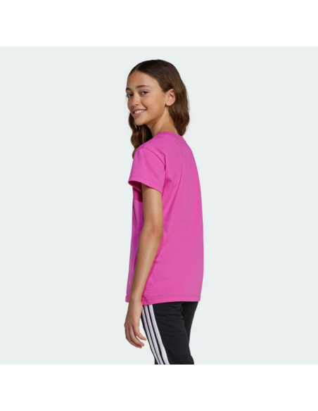 Adidas Big Logo Mädchen T-Shirt - Fuchsia