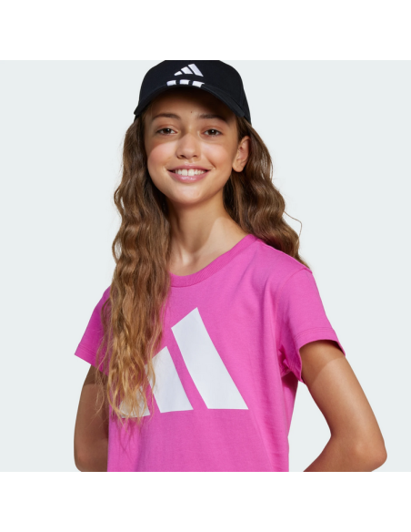 T-shirt Ragazza Adidas Big Logo - Fucsia