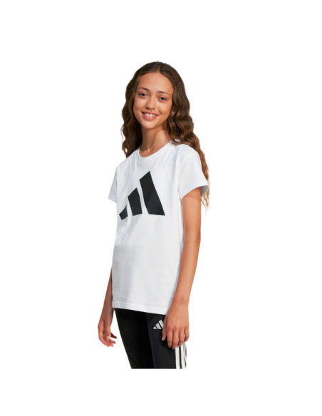 Adidas Big Logo Girl T-Shirt - White