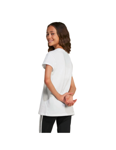 Camiseta Adidas Big Logo para niña - Blanco