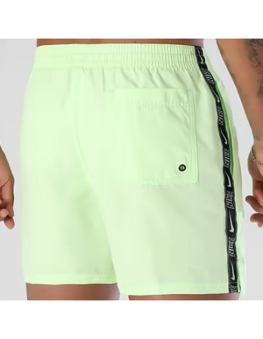 Nike Logo Tape Herren Badeanzug - Neongrün
