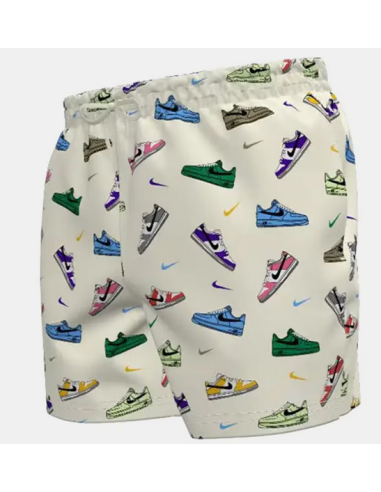 Nike 5 Volley Multi Print Men's Swimsuit - Beige
