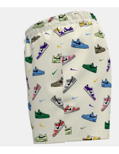 Nike 5 Volley Multi Print Herren Badeanzug - Beige