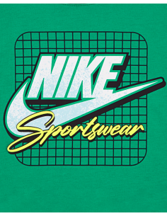Completo Bambino Nike Sport Swear Tee set - Verde/Nero 2