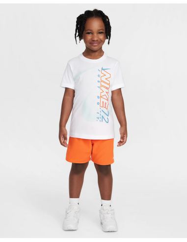 Nike Rhythm Kids Tee Set - White/Orange
