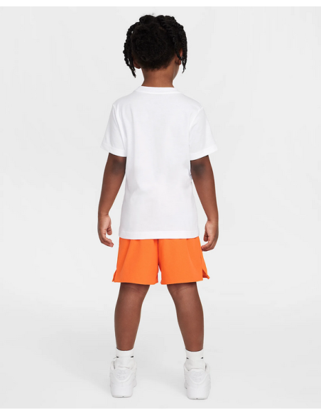 Nike Rhythm Kids Tee Set - White/Orange