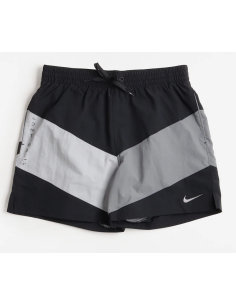 Nike Multi Logo 5 Volley Herren Badeanzug - Schwarz/Grau