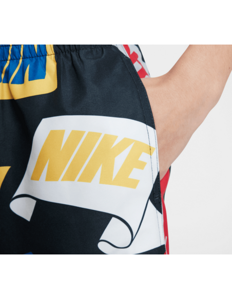Nike Breaker 4 Volley Jungen Badeanzug - Schwarz